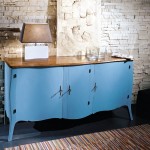 Large bombé sideboard