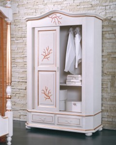 Wardrobe with 2 sliding doors