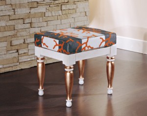 Stool with cushion